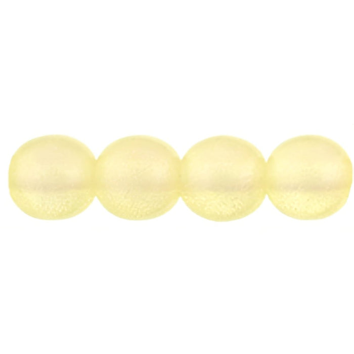 Czech Round Beads 6mm Cosmic Twinkle - Jonquil (50pcs)