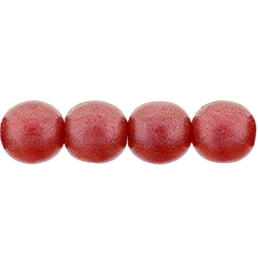 Czech Round Beads 6mm Cosmic Twinkle - Siam Ruby (50pcs)