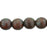Czech Round Beads 6mm Brown Caramel - Picasso