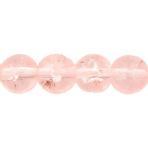 Czech Round Crackle Beads 6mm Rosaline (50pcs)