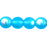 Czech Round Beads 6mm Aquamarine AB (50pcs)