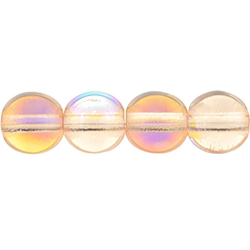 Czech Round Beads 6mm Rosaline AB (50pcs)