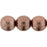 Czech Round Beads 8mm ColorTrends: Saturated Metallic Butterum (25pcs)