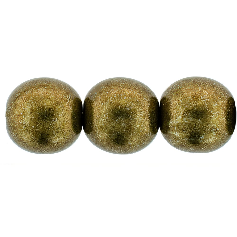 Czech Round Beads 8mm ColorTrends: Saturated Metallic Emperador (25pcs)