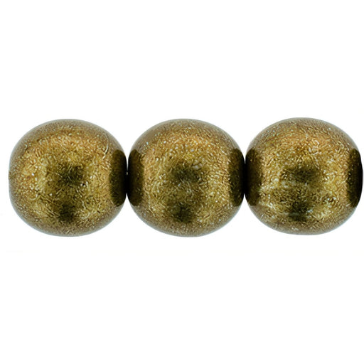 Czech Round Beads 8mm ColorTrends: Saturated Metallic Emperador (25pcs)