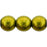 Czech Round Beads 8mm ColorTrends: Saturated Metallic Meadowlark (25pcs)