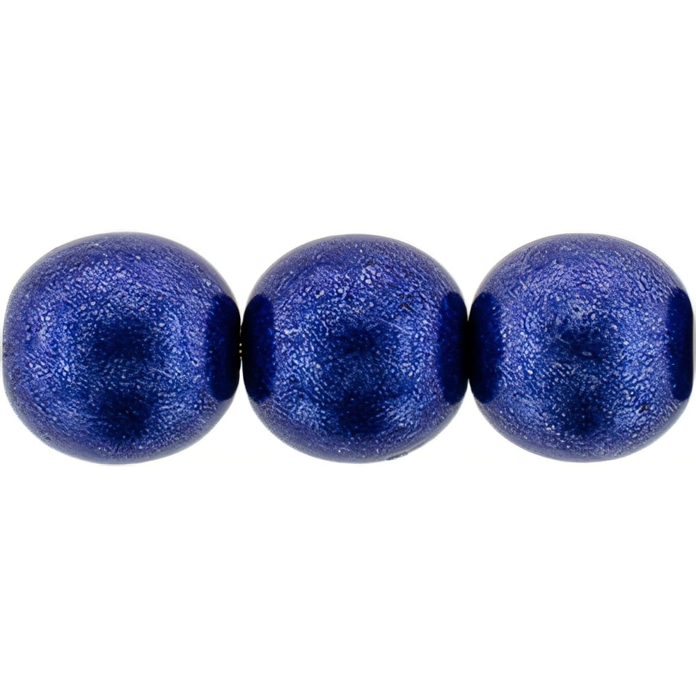Czech Round Beads 8mm ColorTrends: Saturated Metallic Super Violet (25pcs)