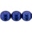 Czech Round Beads 8mm ColorTrends: Saturated Metallic Super Violet (25pcs)