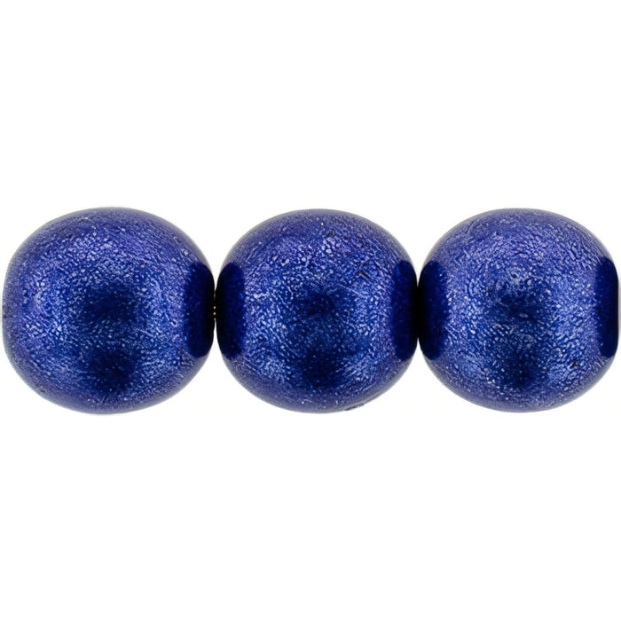 Czech Round Beads 8mm ColorTrends: Saturated Metallic Super Violet (25pcs)