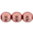 Czech Round Beads 8mm ColorTrends: Saturated Metallic Blooming Dahlia (25pcs)