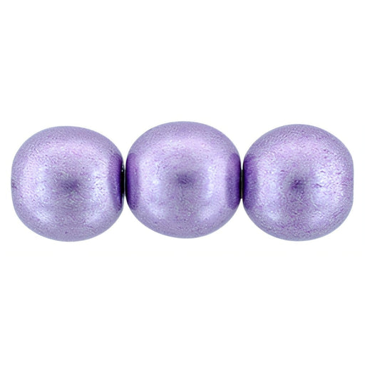 Czech Round Beads 8mm ColorTrends: Saturated Metallic Crocus Petal (25pcs)