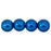Czech Round Beads 8mm ColorTrends: Saturated Metallic Galaxy Blue (25pcs)