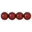 Czech Round Beads 8mm ColorTrends: Saturated Metallic Merlot (25pcs)