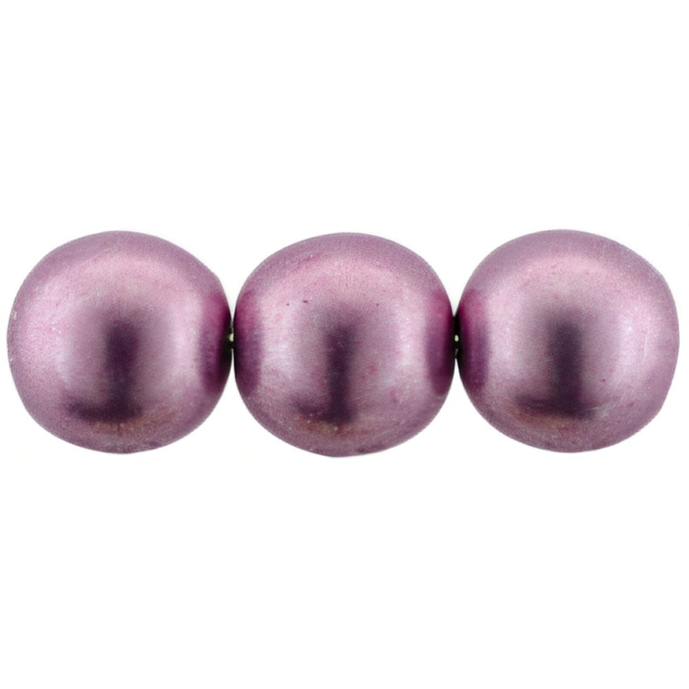 Czech Round Beads 8mm ColorTrends: Sueded Gold Orchid (25pcs)