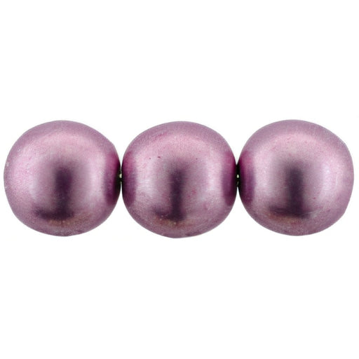 Czech Round Beads 8mm ColorTrends: Sueded Gold Orchid (25pcs)