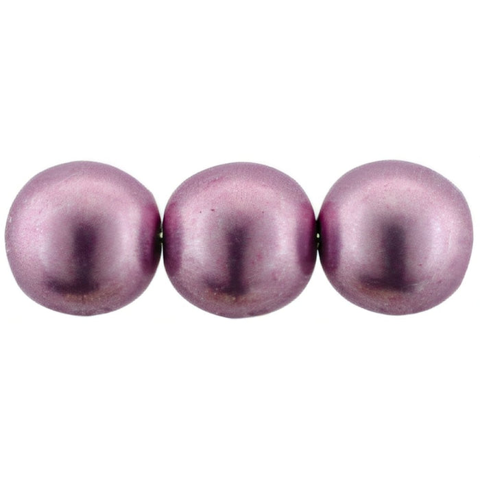 Czech Round Beads 8mm ColorTrends: Sueded Gold Orchid (25pcs)