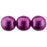 Czech Round Beads 8mm ColorTrends: Sueded Gold Fuchsia Red (25pcs)