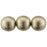 Czech Round Beads 8mm ColorTrends: Sueded Gold Cloud Dream (25pcs)