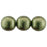 Czech Round Beads 8mm ColorTrends: Sueded Gold Fern (25pcs)