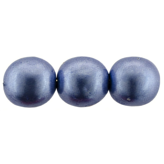Czech Round Beads 8mm ColorTrends: Sueded Gold Provence (25pcs)