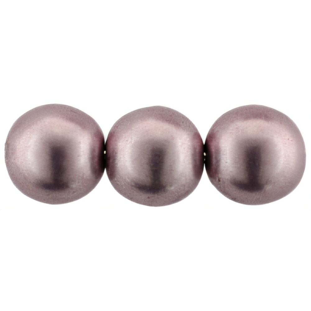 Czech Round Beads 8mm ColorTrends: Sueded Gold Blackened Pearl (25pcs)