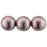 Czech Round Beads 8mm ColorTrends: Sueded Gold Blackened Pearl (25pcs)