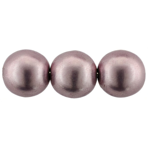 Czech Round Beads 8mm ColorTrends: Sueded Gold Blackened Pearl (25pcs)