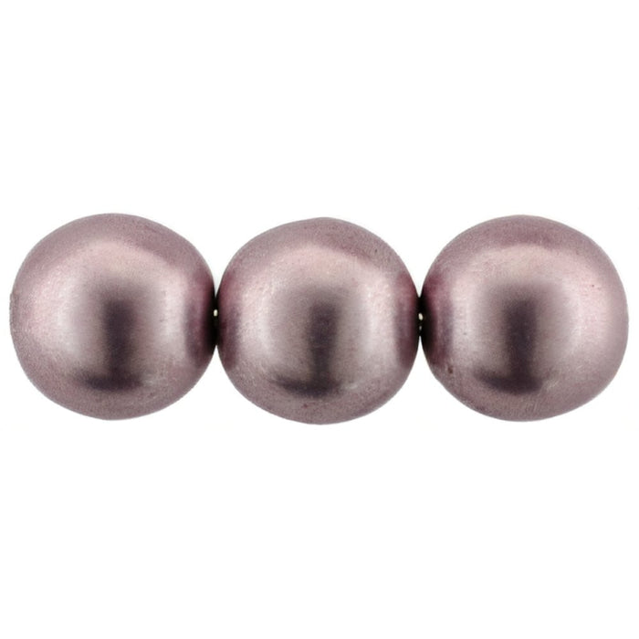 Czech Round Beads 8mm ColorTrends: Sueded Gold Blackened Pearl (25pcs)