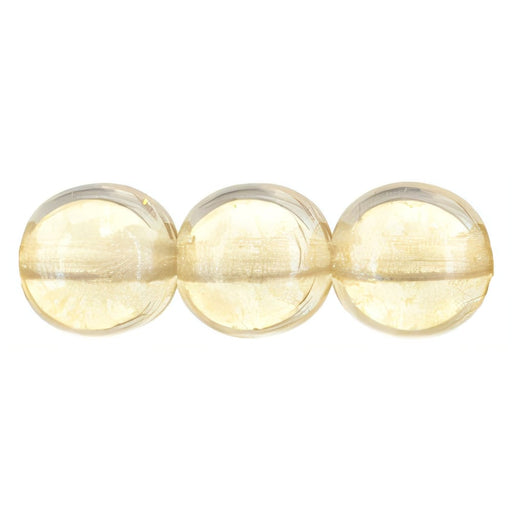 Czech Round Beads 8mm Luster - Transparent Champagne (25pcs)