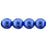 Czech Pearl Coat - Round 8mm Pearl - Royal Blue (75pcs)