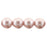 Czech Pearl Coat - Round 8mm Pearl - Pink Rose (25pcs)