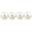 Czech Round 8mm Pearl Lights - Snow (75pcs)