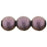 Czech Round Beads 8mm Metallic Suede - Pink (25pcs)