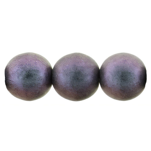 Czech Round Beads 8mm Polychrome - Orchid Aqua (25pcs)