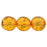 Czech Round Beads 8mm Coated - Sunshine Dust (25pcs)