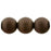 Czech Round Beads 8mm Matte - Dk Bronze (25pcs)