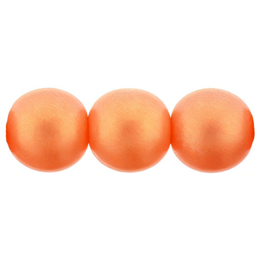 Czech Round Beads 8mm Sueded Gold Hyacinth (25pcs)