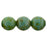 Czech Round Beads 8mm Opaque Turquoise - Picasso (25pcs)