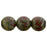 Czech Round Beads 8mm Opaque Red - Picasso (25pcs)