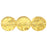 Czech Round Crackle Beads 8mm Lt Topaz (25pcs)