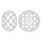 PRESTIGE Crystal, #5040 Briolette Bead 8mm, Majestic Green (1 Piece)