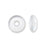Beadalon Bead Bumpers, Oval Silicone Spacers 2mm, Clear (50 Pieces)
