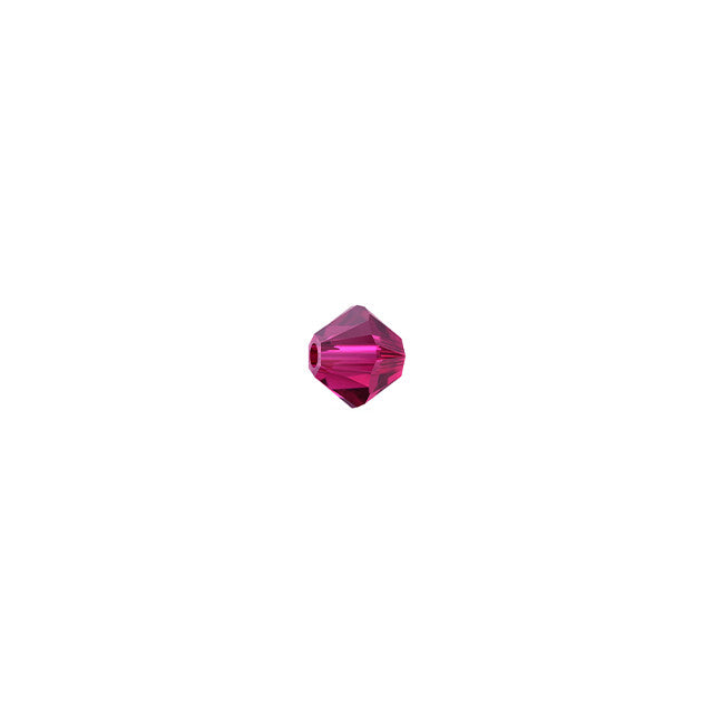 PRESTIGE Crystal, #5328 Bicone Bead 4mm, Ruby (1 Piece)