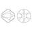 PRESTIGE Crystal, #5328 Bicone Bead 5mm, Majestic Green (1 Piece)