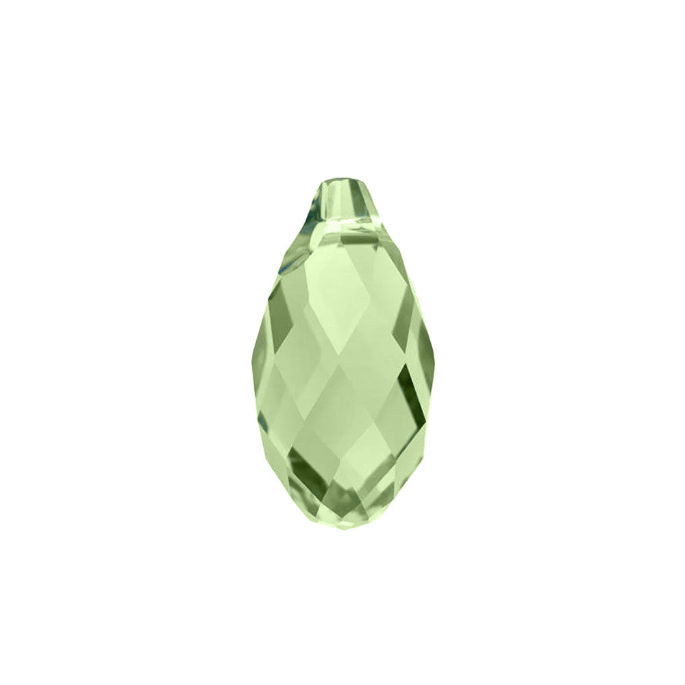Swarovski® Crystal 6010 11mm Briolette Pendant Sunshine Peridot (1 Piece)