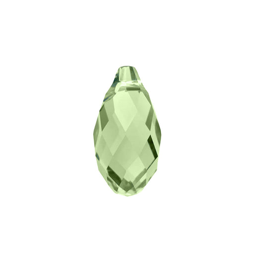 Swarovski® Crystal 6010 11mm Briolette Pendant Sunshine Peridot (1 Piece)