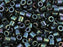 Miyuki 8/0 Metallic Rainbow Midnight Blue Delica Seed Beads, 2.5-Inch Tube