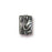 Crimp Bead, Large Jardin Barrel 6x2mm, Antiqued Pewter, by TierraCast (2 Pieces)