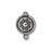 Magnetic Clasp, Lotus 14x20.5mm, Antiqued Pewter, by TierraCast (1 Set)