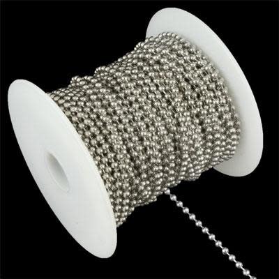 Silver Ball Chain by the Foot